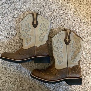 Ariat Fatbaby Cowboy Boots, Size 10